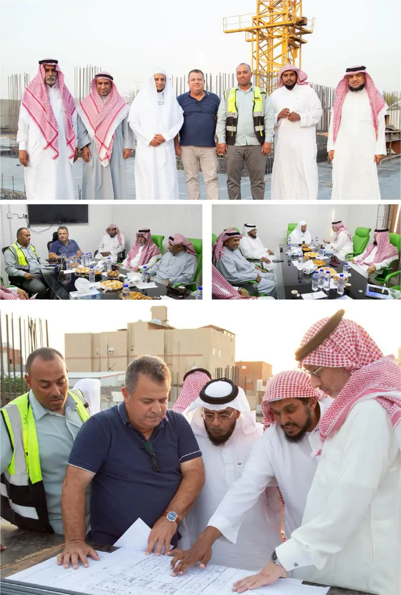 مجلس إدارة جمعية يقين يعقد اجتماعه السادس للعام الجاري في موقع مشروع مركز يقين النموذجي